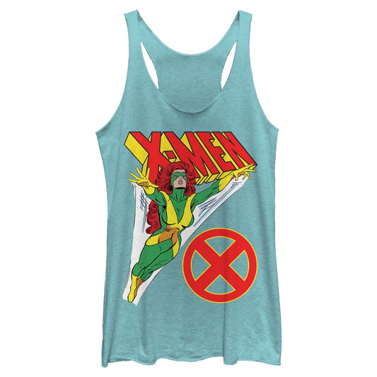 Junior's Marvel Grey Flight Tank Top