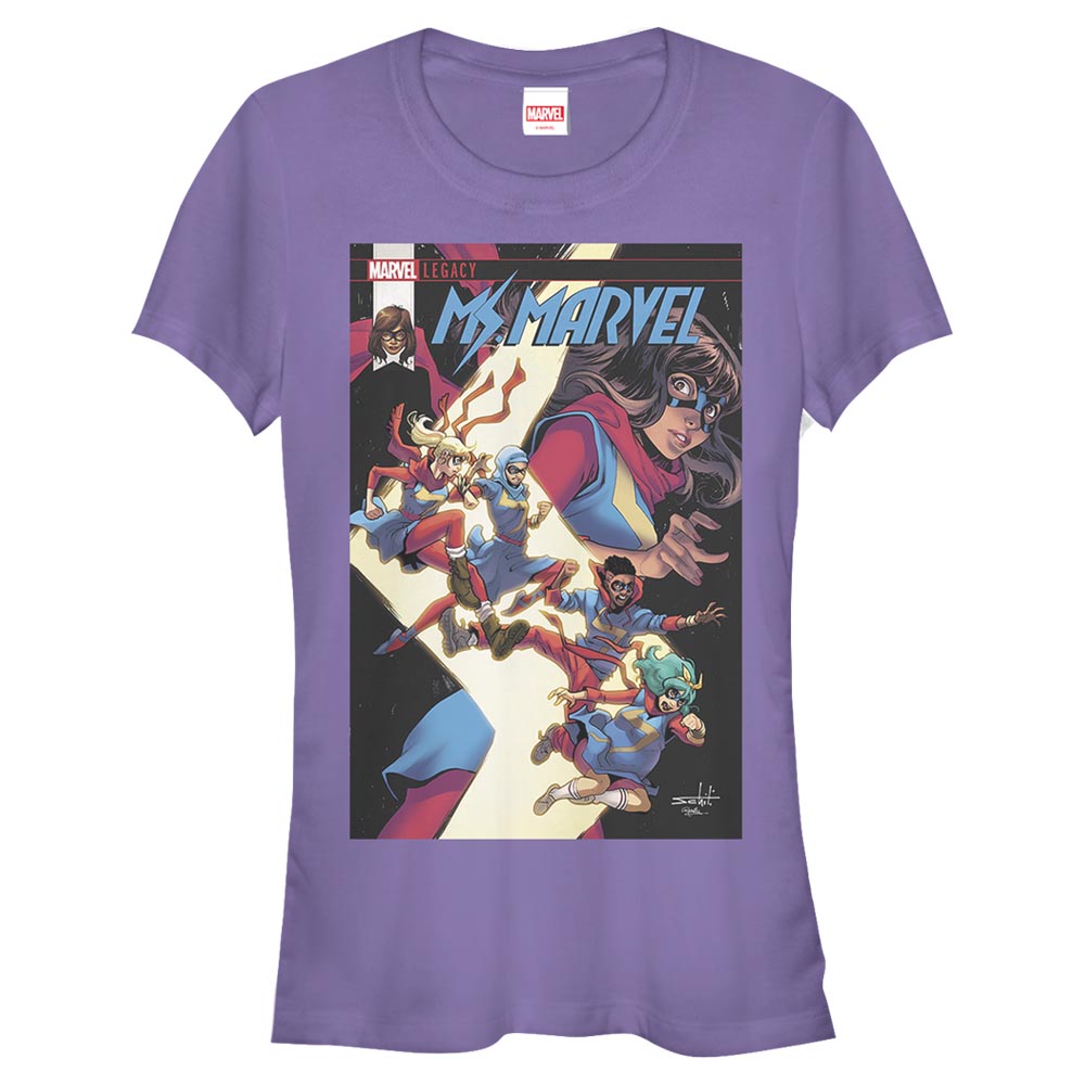 Junior's Marvel Ms. Marvel Squad FEB18 T-Shirt