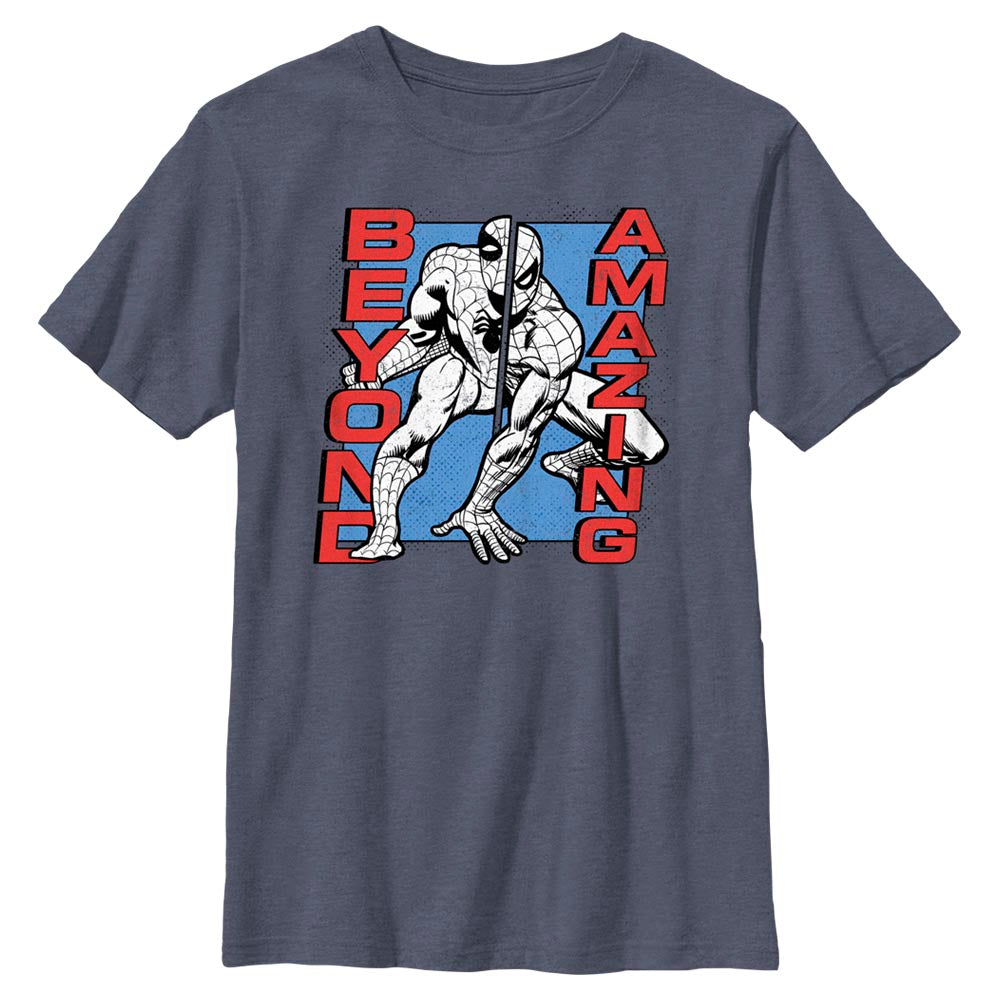 Boy's Marvel Spider-Man Beyond Amazing BEYOND AMAZING PANEL T-Shirt