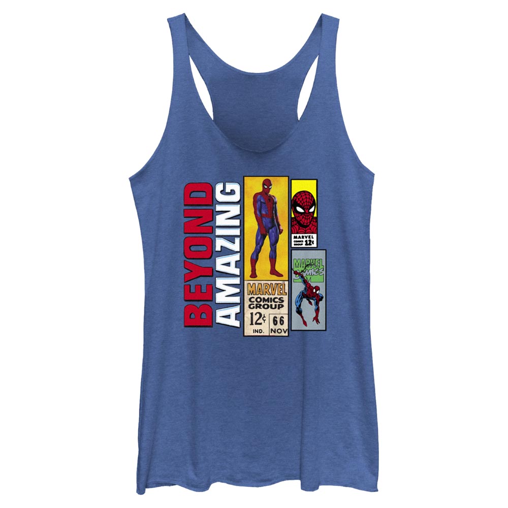 Junior's Marvel Spider-Man Beyond Amazing SPIDEY TWELVE CENTS Tank Top