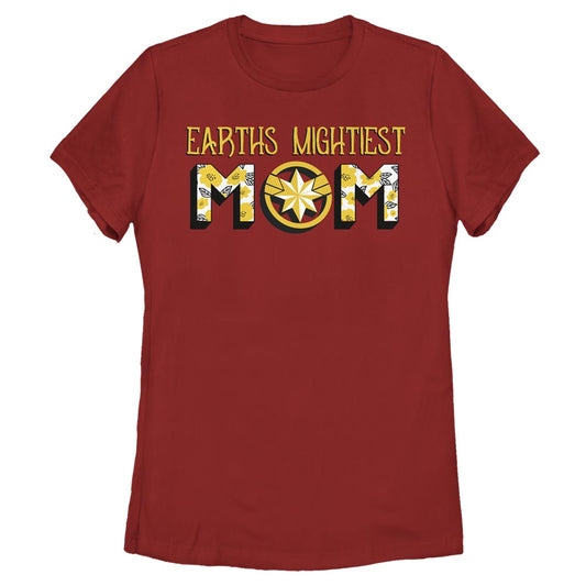 Women's Marvel Seasonal Earths Mightiest Mom T-Shirt